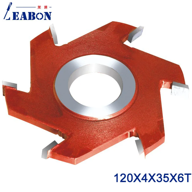 

LEABON 4mm Height Lot Cutter TCT Shaper Cutter Head for Woodworking Router Machine 120*4*35*6T