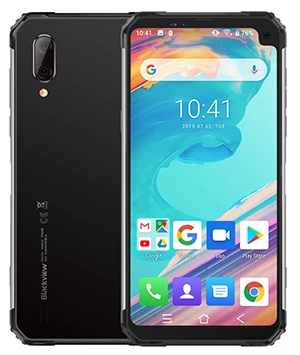 Blackview BV6100 Dual Gorilla 6,88 "экран смартфон 3 ГБ + 16 ГБ Android 9,0 IP68 водонепроницаемый мобильный телефон 5580 мАч NFC мобильный телефон