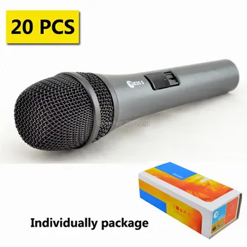 

Free shipping, 20 pcs discount price sale e835S with Switch wired microphone for senheiser wired microphone