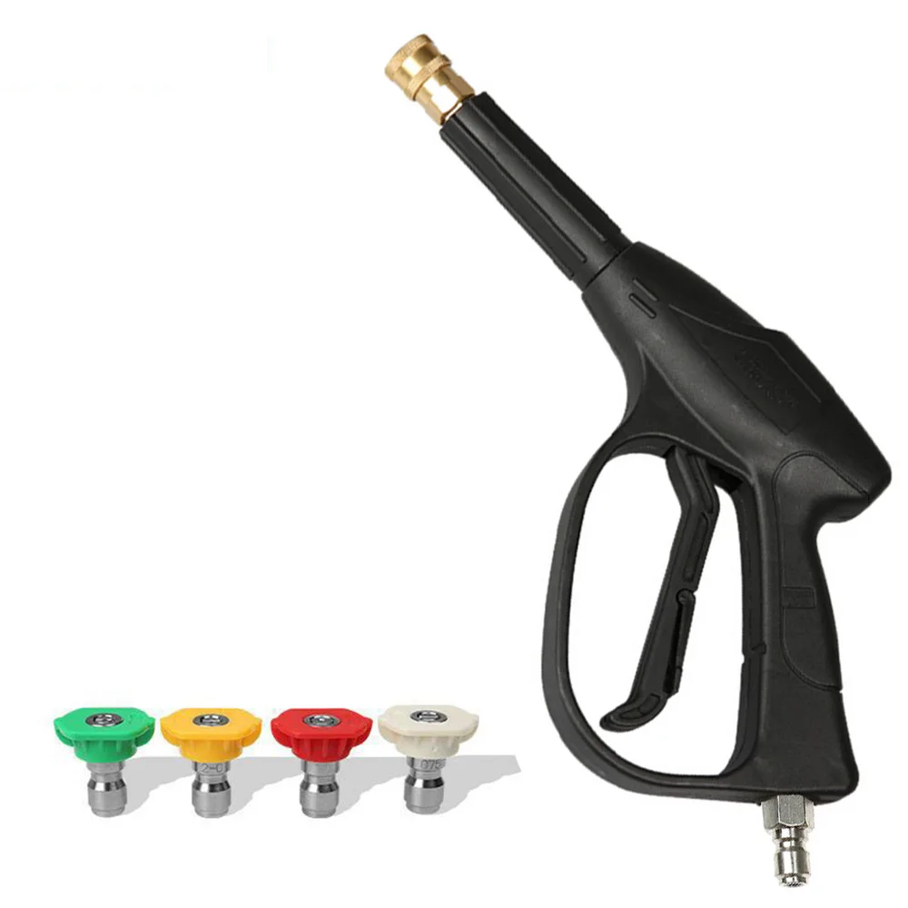 3/8" Quick Connector High Pressure Car Washer Gun With 4 Nozzles for