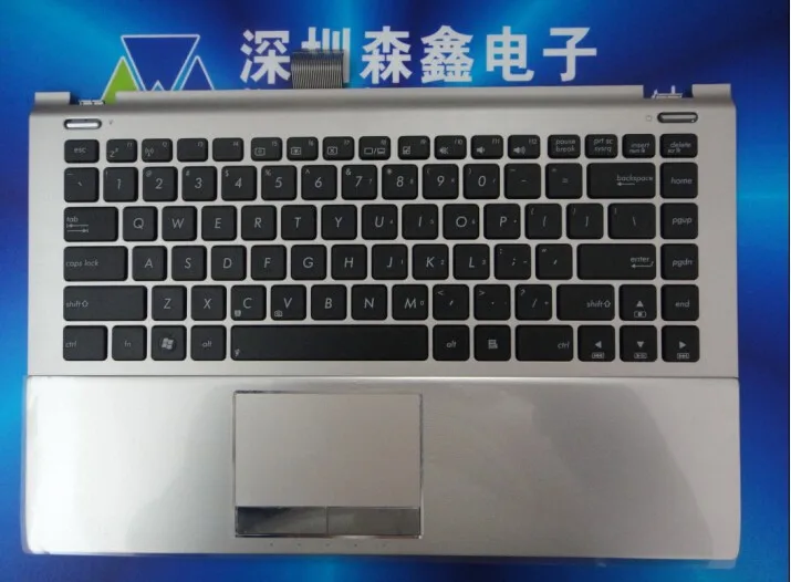 Teclado dos Estados Unidos com Revestimento c para Asus Novo 100 Original U46 U46e