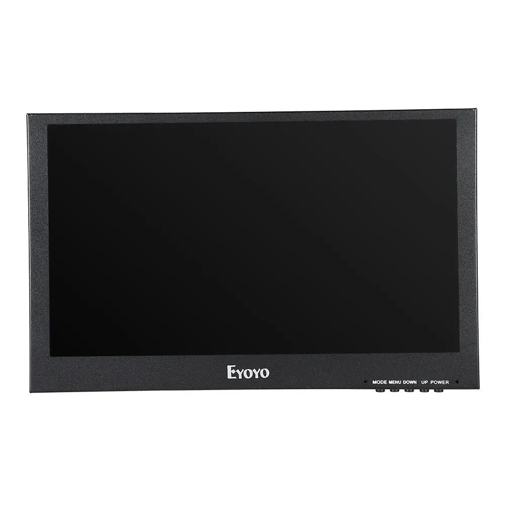 EYOYO 1" TFT-IPS монитор 1920x1080 BNC VGA AV USB HD видео вход с пультом дистанционного управления 400cd/m2 для ПК CCTV DVR камера безопасности