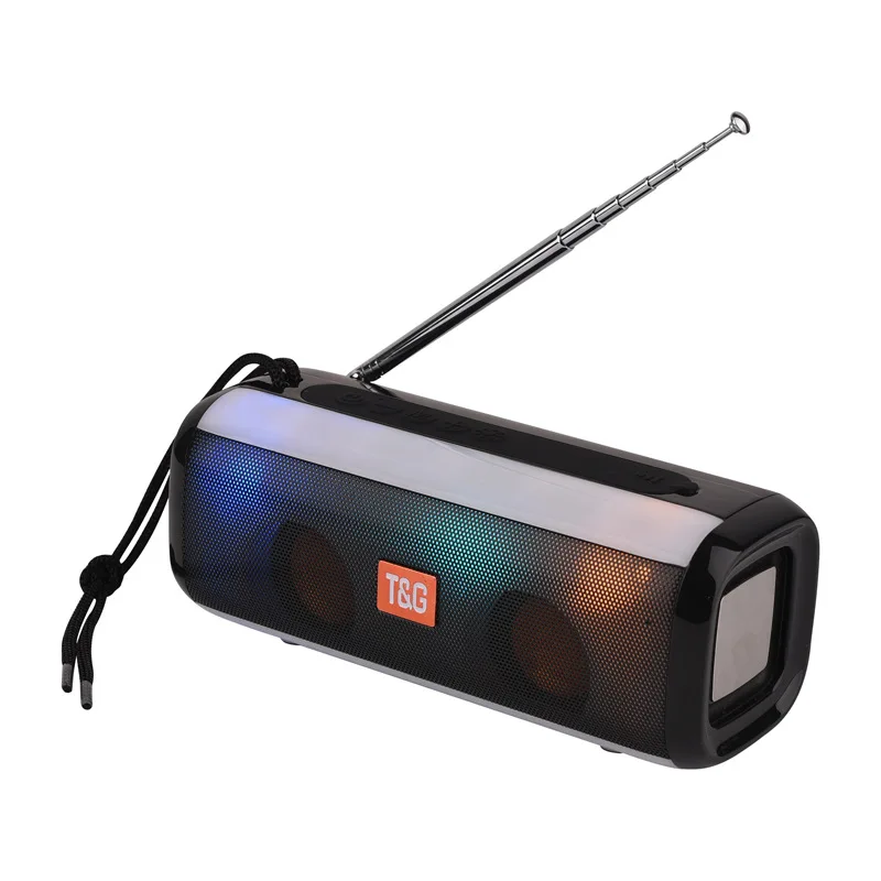 

TG144 New Led Led bluetooth speaker antenna FM radio multi-functional outdoor bluetooth speaker