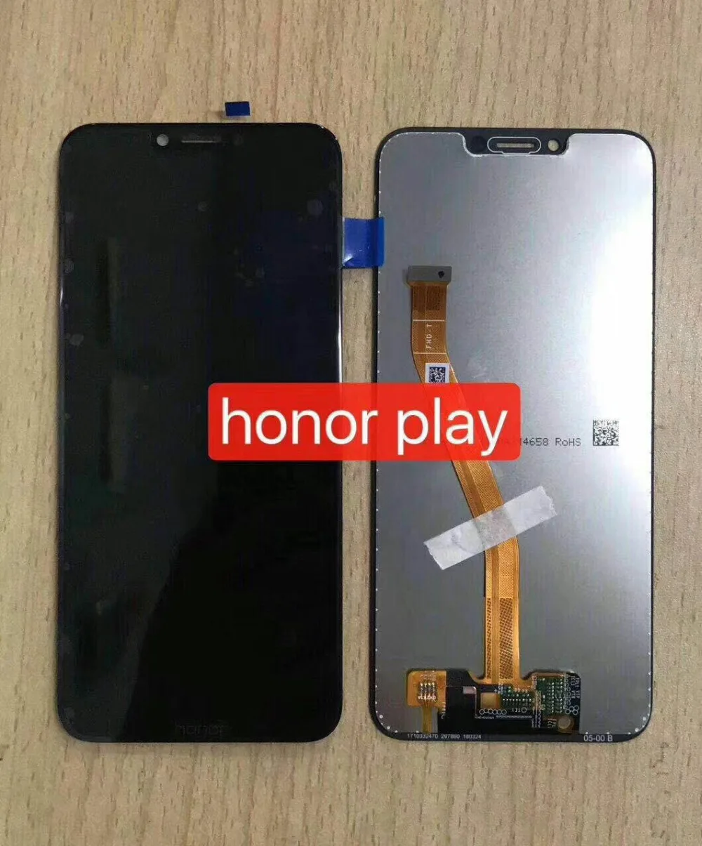 6," для huawei honor play COR-L29, ЖК-дисплей, дигитайзер, сенсорный экран в сборе для huawei honor play, ЖК-дисплей+ рамка