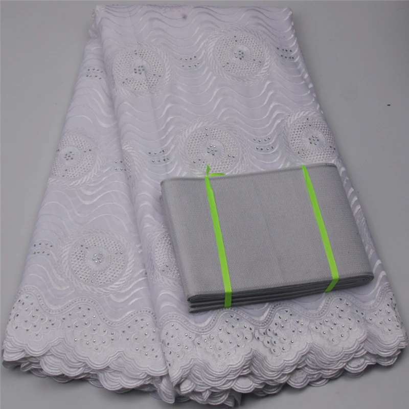 

Graceful Swiss Voile Lace In Switzerland Fabric High Quality With ASO OKE GELE Nigerian Lace Dress Fabric For Party XZ500B-2