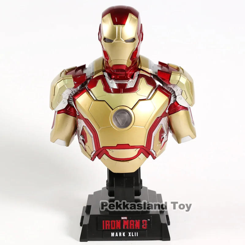 Iron Man 3 Mark 43 Mark 42 1 4 Scale Limited Edition Collectible Bust Figure Model Toy With Led Light Action Figures Aliexpress