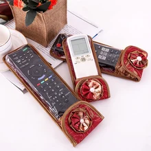 1 шт. чехол для пульта дистанционного управления тканевый держатель чехол для защиты от пыли бытовые товары пульт дистанционного управления чехлы