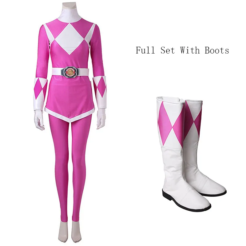 Костюм для Маскарадного костюма Мэй птера рейнджер, костюм принцессы, костюм зюрангера, одежда для косплея, весь комплект на Хэллоуин, карнавал, на заказ - Цвет: Full Set With Boots