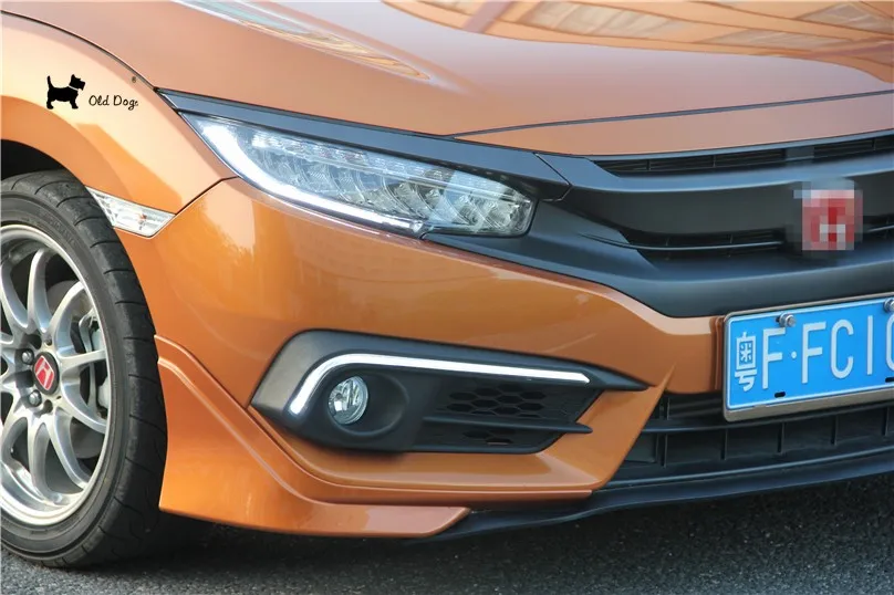 1 пара для Honda Civic DRL Светодиодный дневной ходовой светильник DRL 12 В противотуманная фара реле Дневной светильник для автомобиля