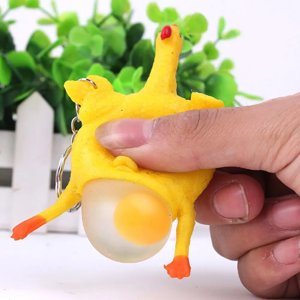 Новое поступление ложка Vent кляп игрушки для кладки курицы с яйцами ручная выдавливание Забавные игрушки подарок на день рождения на