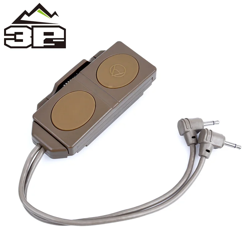 

Tactical Dual Remote Control Switch Pressure for PEQ 16A and M3X Weapon Light Accessories EX177
