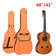40 /41 Inch Guitar Bag Oxford Fabric Acoustic Guitar Gig Bag Soft Case Double Shoulder Straps Padded Guitar Waterproof Backpack