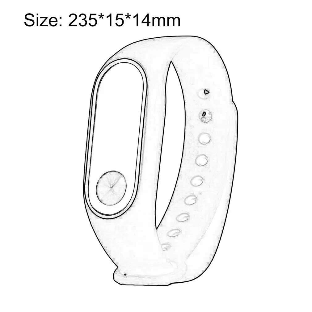 Предварительно mi um сменный ремешок с двумя цветными уникальными термопластичными браслетами для замены Xiaomi mi Band 2