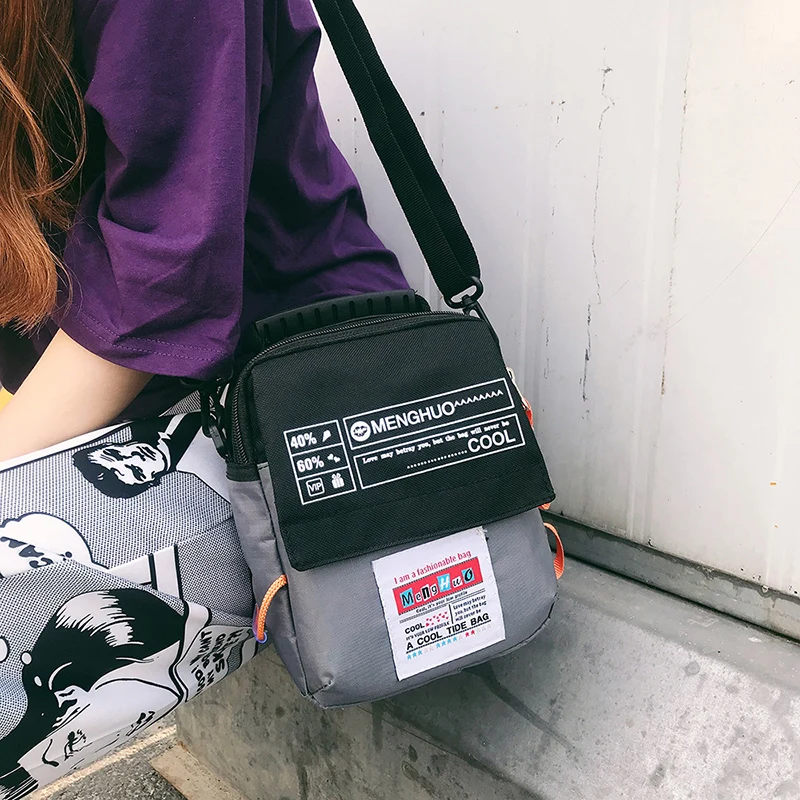 Menghuo 2018 New Crossbody Bag Multifunctional Men Bag Retro Women Handbags Nylon Shoulder Bags Messenger Bags Waist Packs Bags (68)