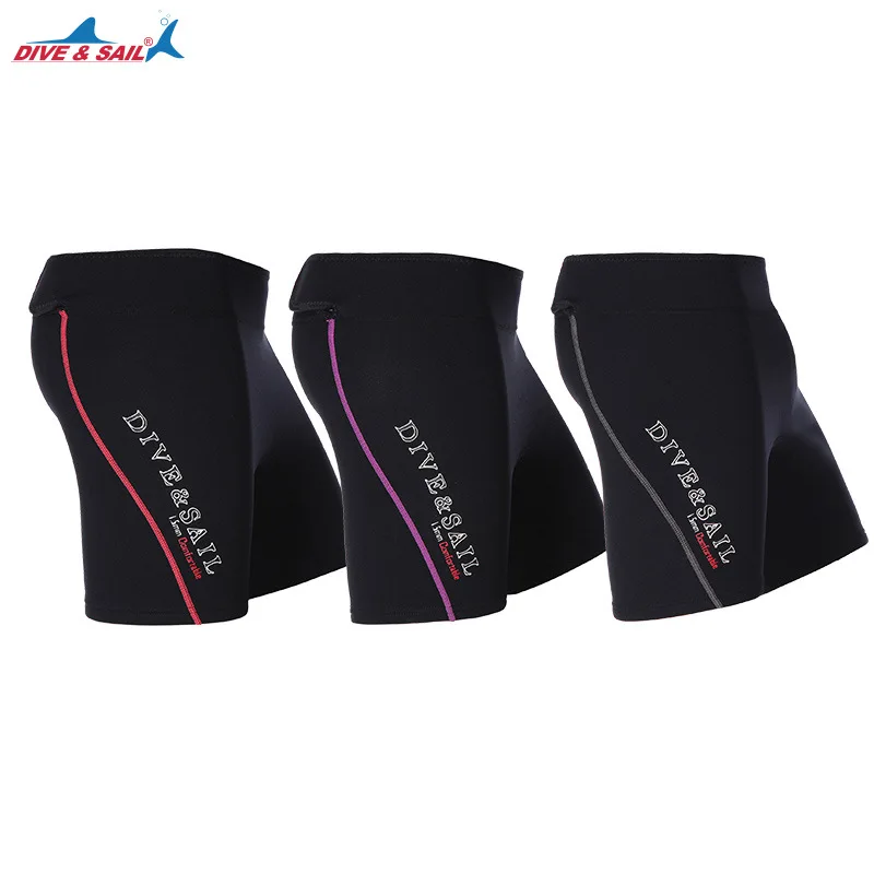1,5mm de buceo neopreno pantalones cortos de las mujeres de los hombres traje de surf pantalones cortos caliente buceo con piel pantalones cortos pesca submarina, buceo pantalón