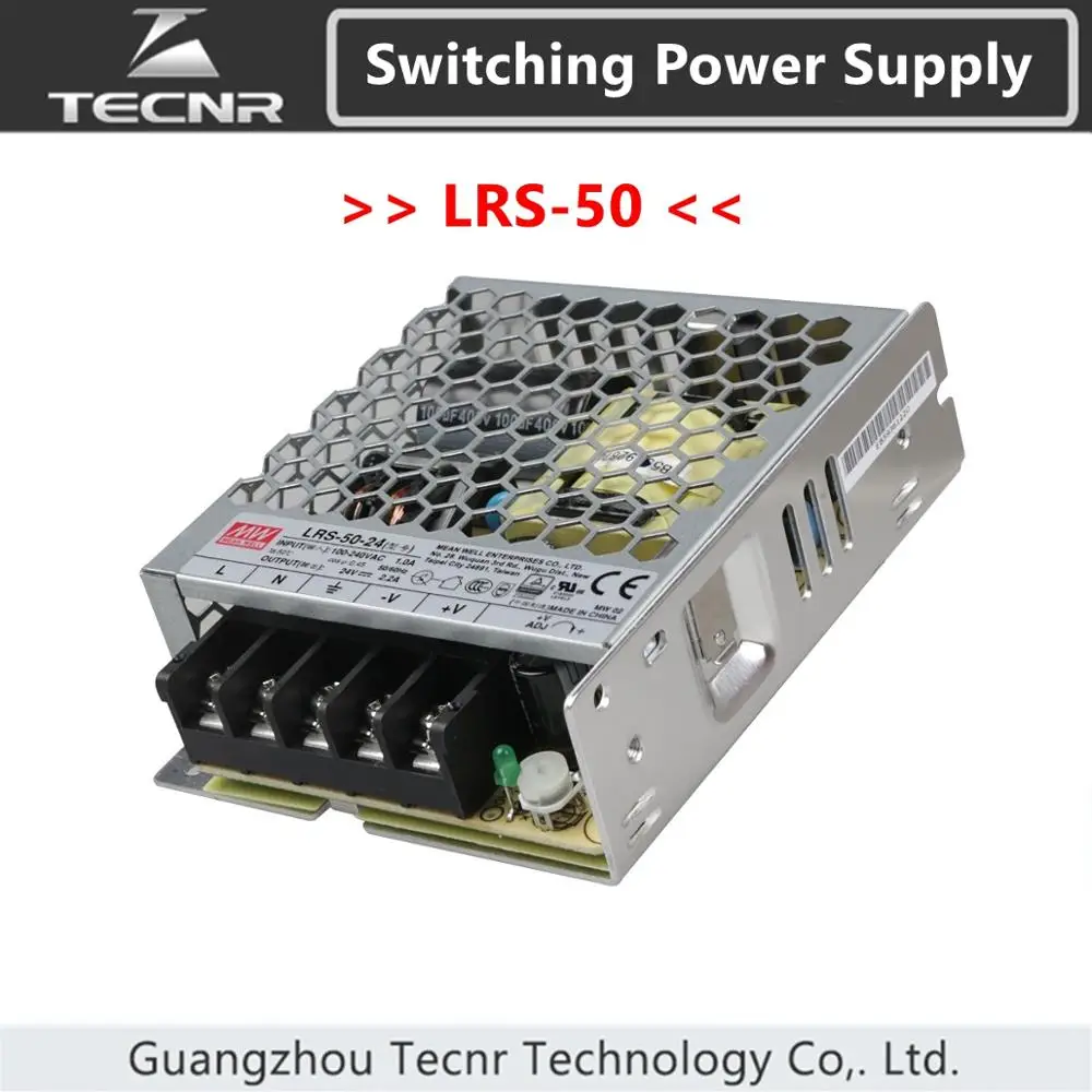 Оригинальный импульсный источник питания Taiwan Meanwell LRS 50 MW 3 V 5V 12V 15V 24V 36V 48V