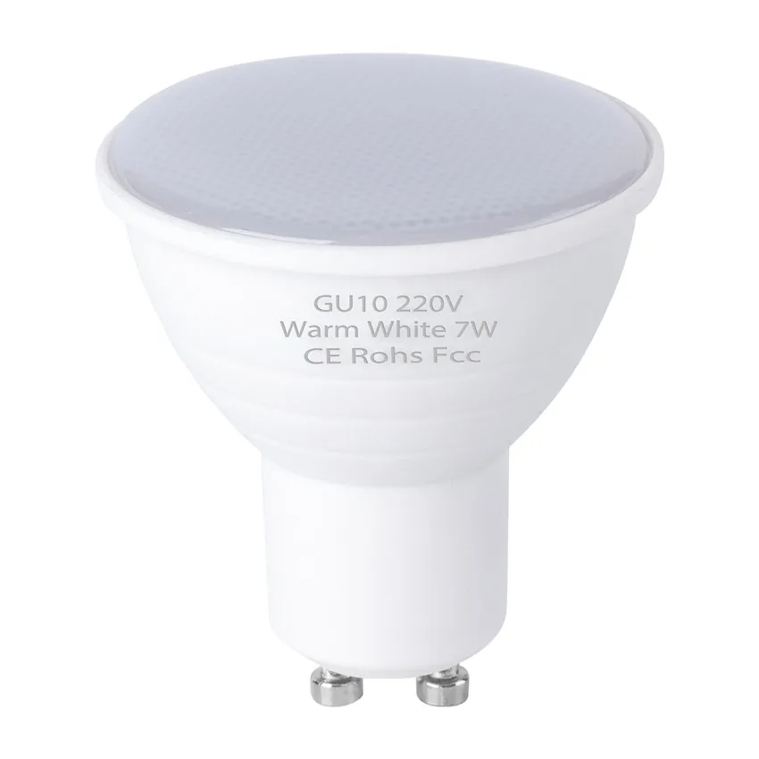 GU10 Светодиодный прожектор лампы: для детей от 6 до 12 лет светодиодный S GU5.3 лампа «Кукуруза» 220 bombillas светодиодные лампы для дома энергосберегающее освещение MR16 лампада 3W 5W 7W - Испускаемый цвет: GU10 Milky White