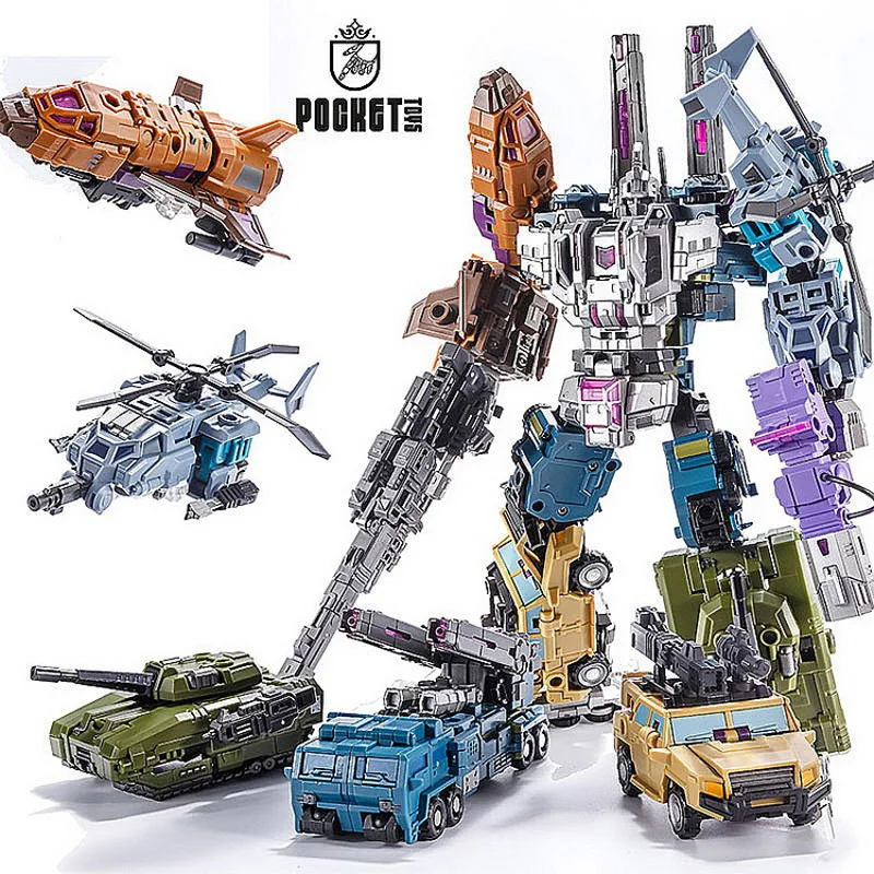 

PT05 PT-05 G1 Transformation Bruticus 5IN1 Action Figure Oversize Robot Toys