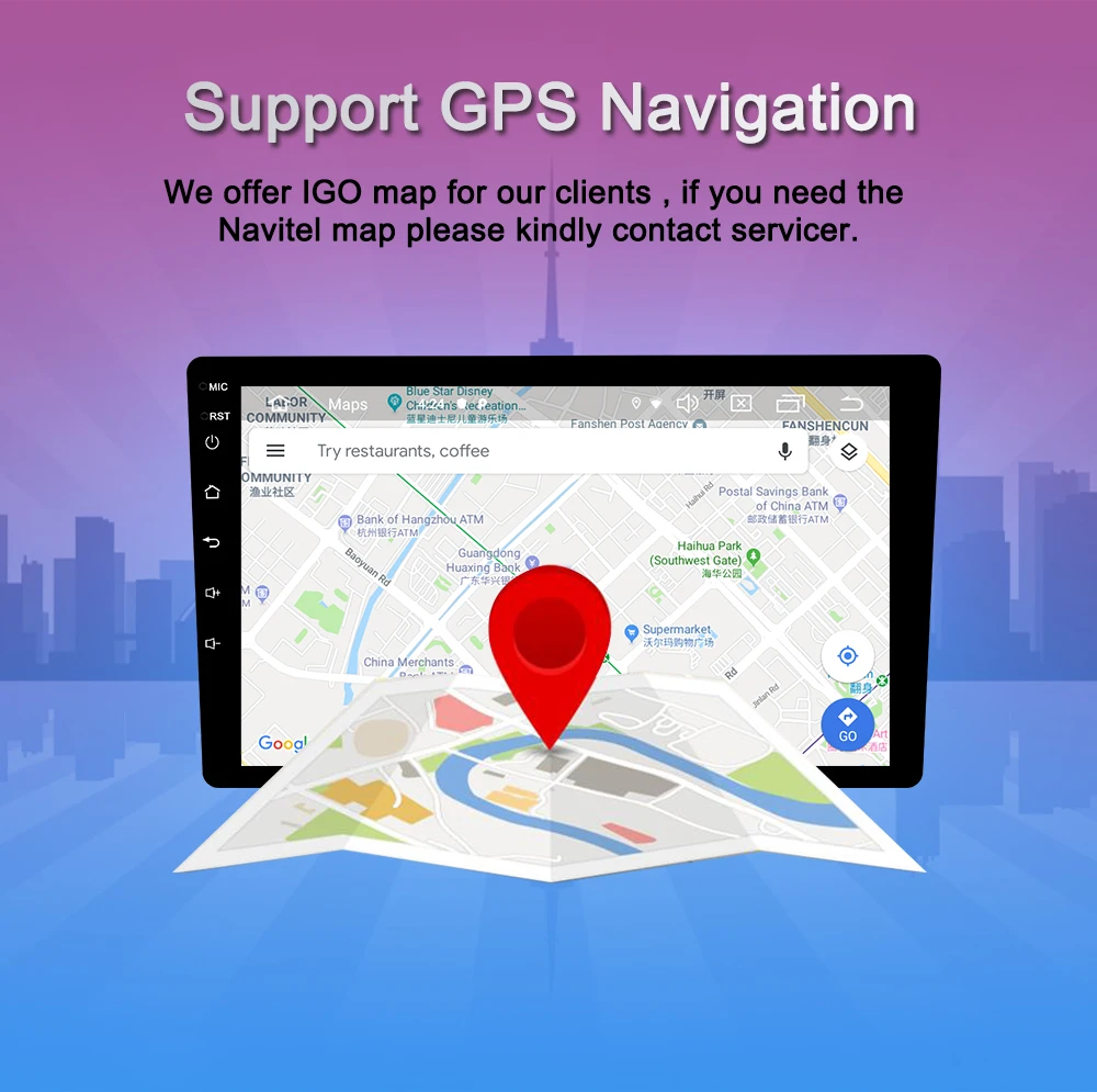 Navivox 2 Din Android 8,1/9,0 Автомобильный мультимедийный gps навигатор для Ford Focus 2 3 2004-2011 Exi MT с WiFi Автомобильный DVD Радио стерео