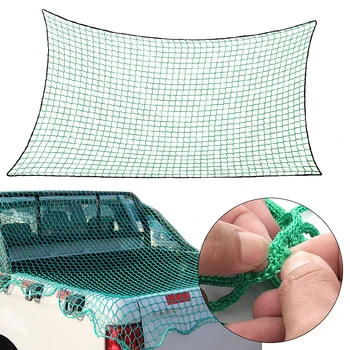 

Mesh Cargo Net Strong Heavy Cargo Net Pickup Truck Trailer Dumpster Extend Mesh Covers Roof Luggage Nets