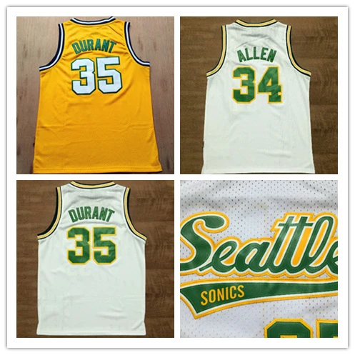 Seattle SuperSonics Kevin Durant #35 Away Jersey Sz. M (Y)