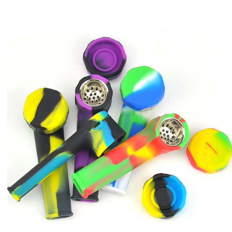 Cigarette New Design 25g 9cm Little Silicone Small Weed Pipes Electric