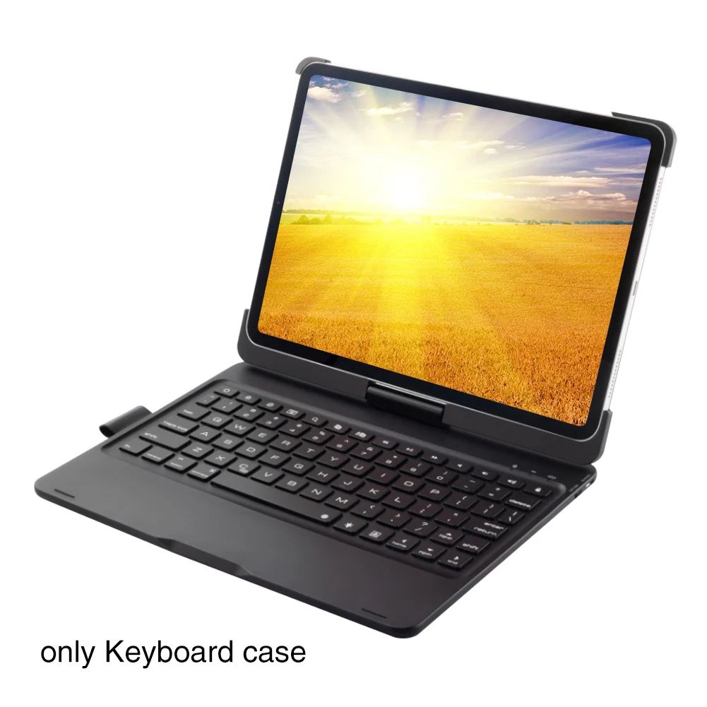 

With Backlit Auto Sleep Hard Shell Faster Bluetooth Low Consumption Keyboard Case Wireless Rotatable Dustproof For Ipad Pro 11