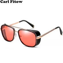 Мужские стимпанк Солнцезащитные очки Tony Stark iron man Matsuda Солнцезащитные очки Ретро винтажные очки стимпанк Солнцезащитные очки UV400 Oculos De Sol