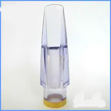 Аксессуары для музыкальных инструментов Roffee профессиональные 1 шт альт мундштук саксофона прозрачный с медным кольцом