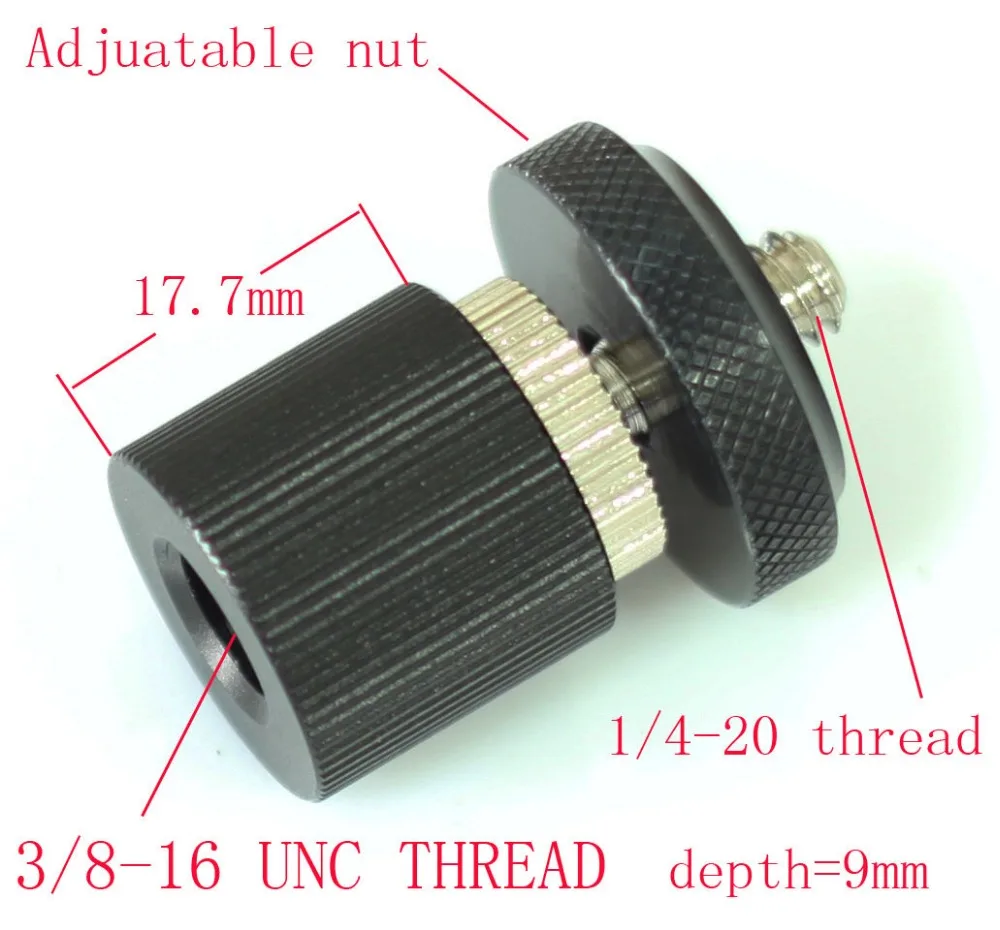 Винтовой адаптер для камеры штатива монитора 3/8 16 дюймов|screw adapter|1/4 to 1/4adapter screw |