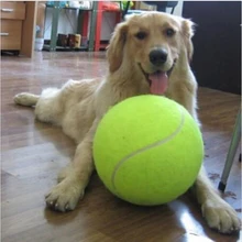 1 UNID 24 CM Grande Inflable Juguetes Para Mascotas Pelota de Tenis Pelota de Tenis Gigante perro Masticar Juguete Firma Mega Jumbo Niños Pelota de Juguete Al Aire Libre Suministros