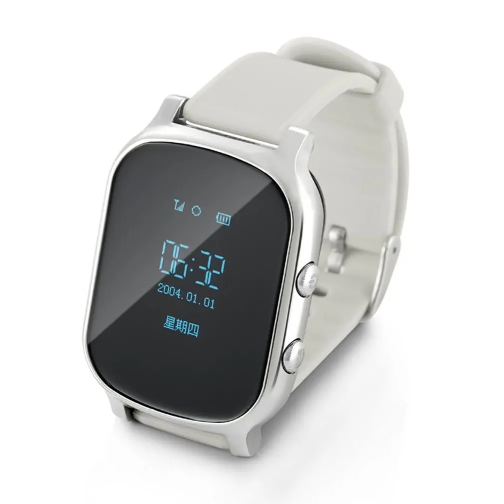T58 gps трекер SOS интеллектуальный мониторинг позиционирования телефон OLED Детские
