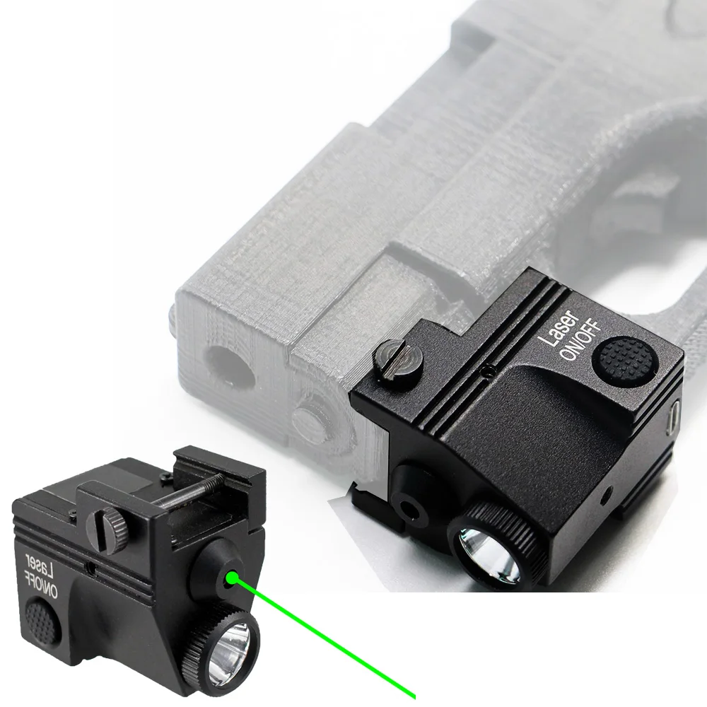 Rechargeable Tactical Green Laser Sight Flashlight Combo Low Profile Pistol Handgun Light with Green Laser Rechargeable Tactical Green Laser Sight Flashlight Combo Low Profile Pistol Handgun Light with Green Laser