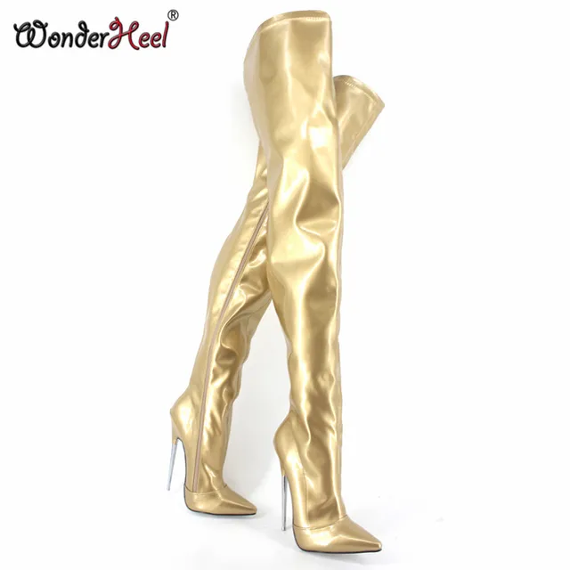 Wonderheel New Extreme High Heel Appr 18cm 7 Heel Pointed Toe Sexy