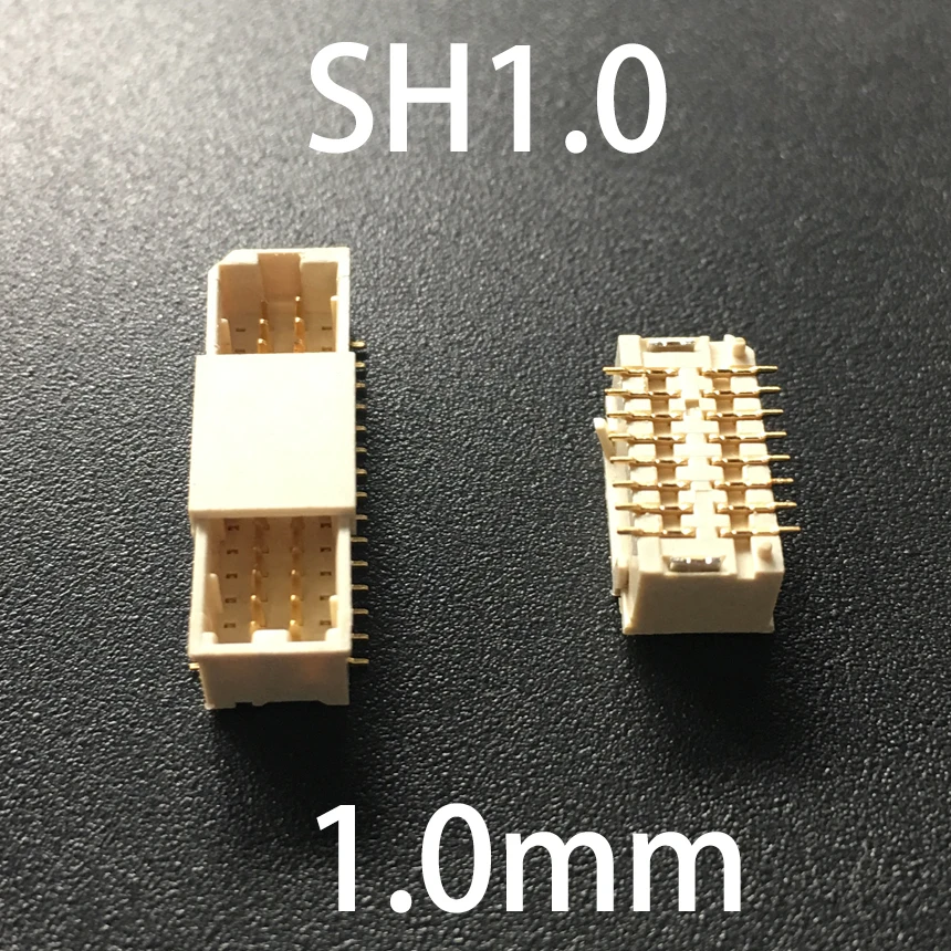 SH1.0 1 0 мм Шаг 2*15P 2x15P 2*20P 2x20P 2*25P 2x25P 30 40 50 контактов Женский Разъем SMD SMT коннектор |