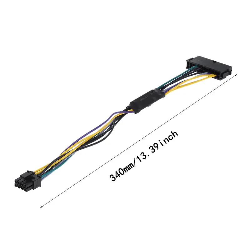 Адаптер питания ATX 24P на 8P кабель переходник провод для Dell 24pin 8pin Optiplex 3020 7020 9020
