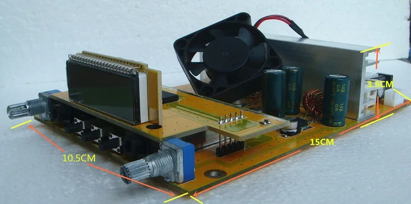 

DIY 1.5W/15W FM broadcast transmitte PCB Board 87MHz~108MHz