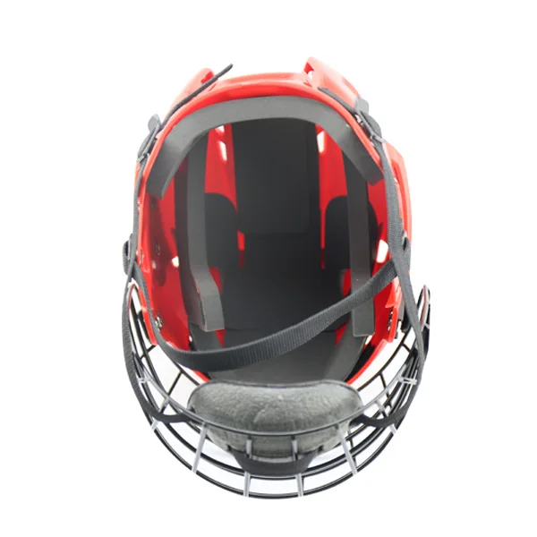 Оранжевый красный лед Hokey шлем с CE, Хоккейная маска