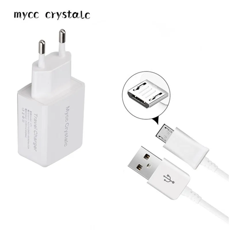 

5V 2.4A EU Travel Charger Adapter For Wileyfox Pro/Spark X/Spark Plus/Spark/Swift/Storm Xtouch X10 E4 A4 A2 Plus Micro USB Cable