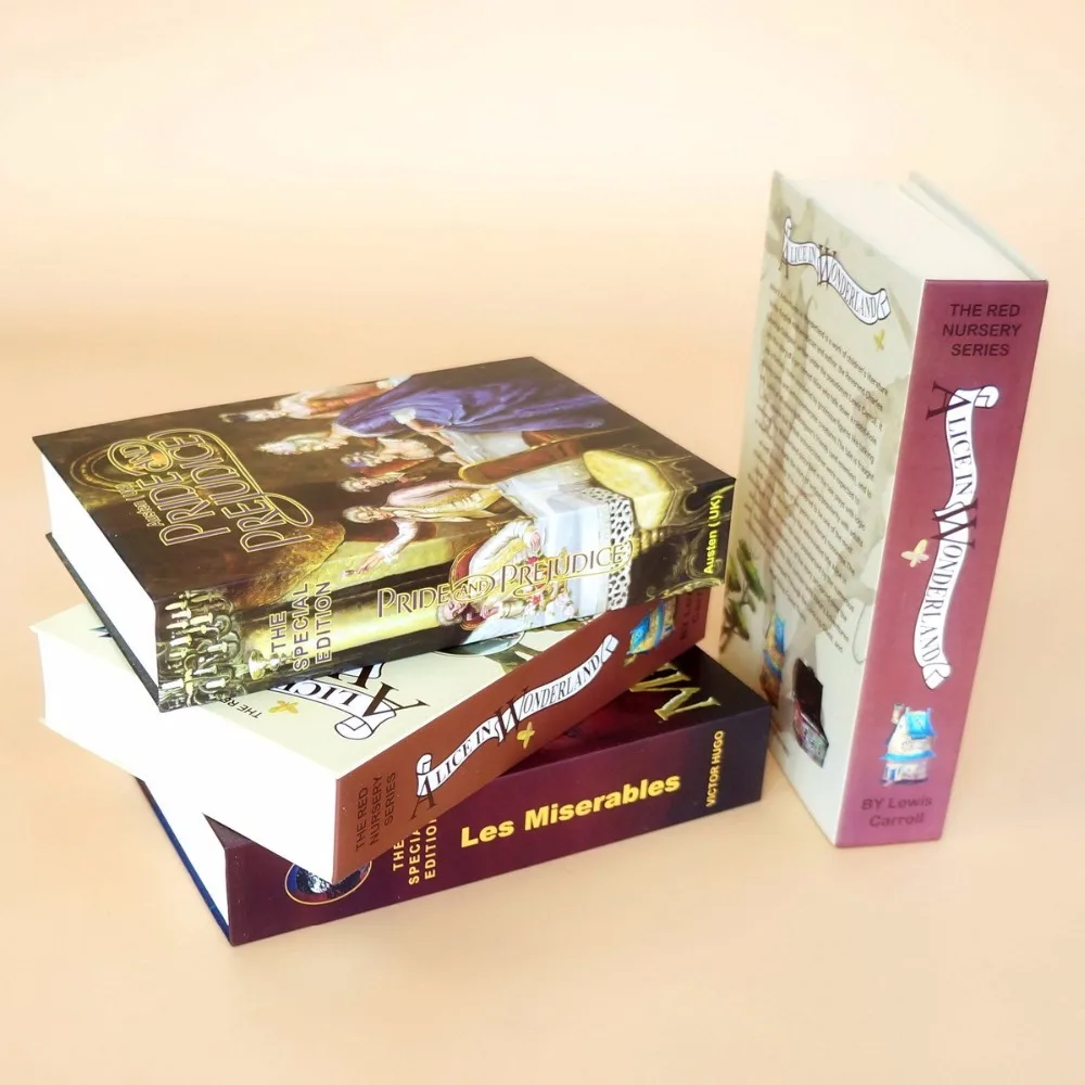 Safe Box Book Money Hidden Secret Security Safe Lock Cash Money Coin Storage Jewellery key Locker For Kid Gift