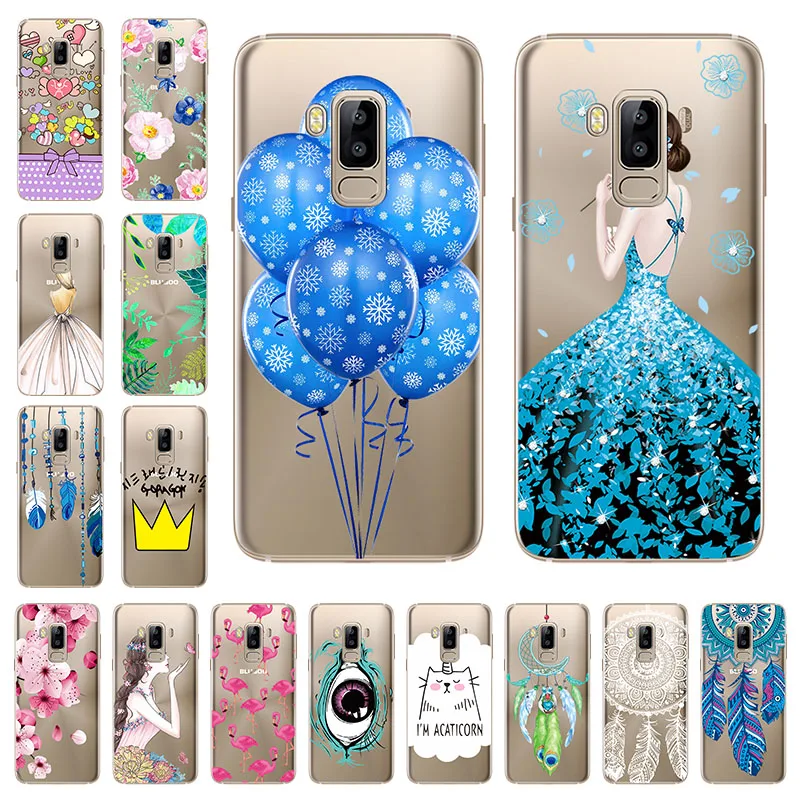 

Transparent Clear Case For Bluboo S8 Case Silicone DIY Patterned Soft TPU Cover For Bluboo S8 Covers Shell Fundas Coque