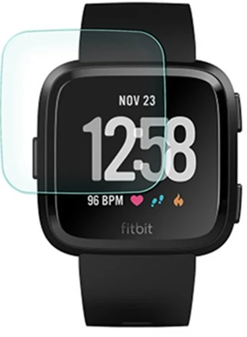 Шт. VSKEY 100 шт. закаленное стекло для Fitbit Versa круглый Смарт часы экран протектор царапинам защитный плёнки