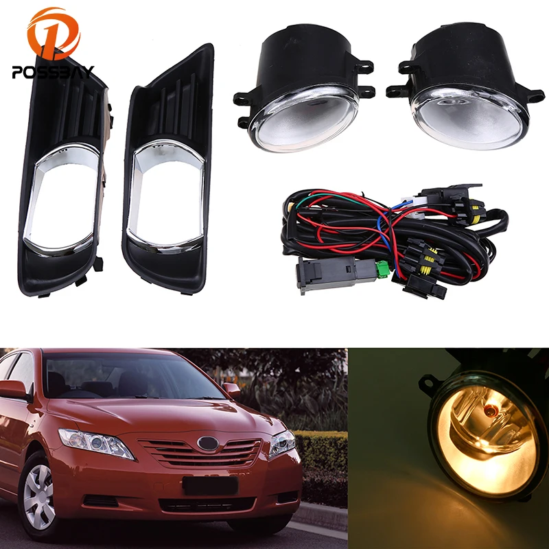 2007 2008 2009 FOR TY CAMRY FOG LAMP LIGHT COVER RIGHT /& LEFT SIDE