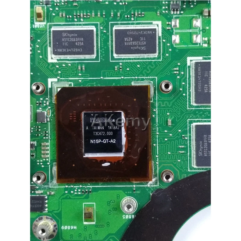AK N750JK/N750JV Laptop motherboard for ASUS N750JK N750JV N750J N750 Test original mainboard I7-4700HQ GTX850M