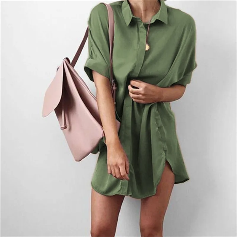 4-Colors-Short-Sleeve-Maternity-V-neck-chiffon-blouse-summer-fashion-casual-solid-Color-shirts-loose (5)