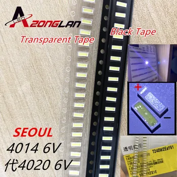 

50-100PCS For SEOUL LED 4014 LED Backlight 1W 6V Cool white for LED LCD TV Backlight Application Replace 4020 6V