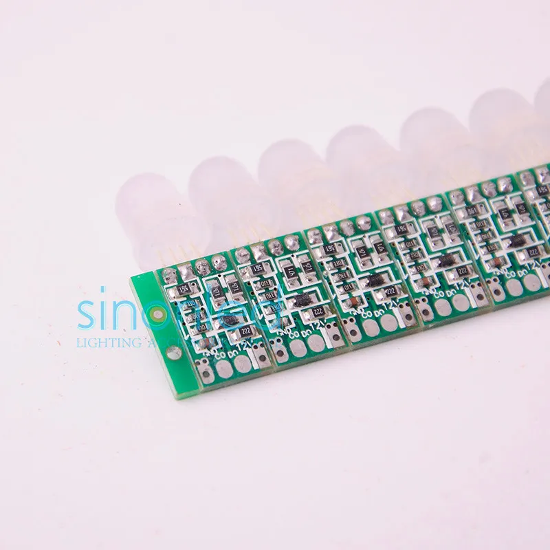 20 шт. 14 мм* 8 мм F8 DC12V WS2811 IC, рассеянный RGB светодиодный s, для пиксельного светодиодный модуль светильник струнный экран неводонепроницаемый адресуемый цвет