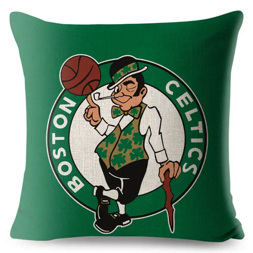 Basketball Team NBA Knight Warriors Pillow Cover 45*45cm Linen Cushion