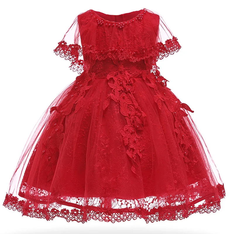 

Bautizo Baby Girls Dress Infant Party Dresses Vintage Newborn Baptism Prom Gown Christening Frocks for girl dress 1st birthday