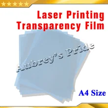 Фирменная Новинка A4 Размеры(297x210 мм) лазерный принтер печати, прозрачная пленка листов 100 страниц/посылка